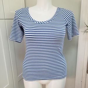 Mark. Striped 3/4 Sleeve Top